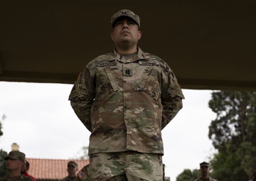 Reception Company Change of Command