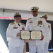 Coast Guard holds simultaneous change of command ceremonies for USCGC Frank Drew and USCGC Kennebec