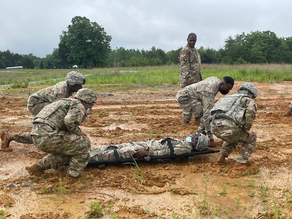 1st TSC Conducts MEDEVAC Training