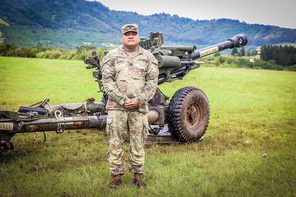 Sgt. 1st Class Mark Peralta (13J) - 25th Infantry Division Artillery