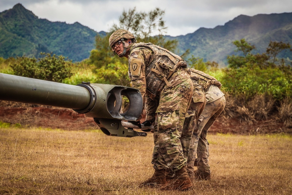 3-7 Field Artillery M777 Live Fires - 25th Infantry Division Artillery