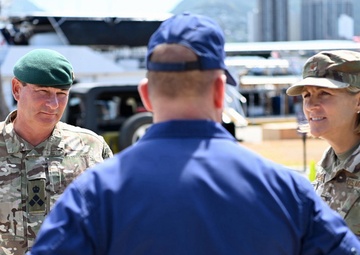 U.S. Indo-Pacific Command Generals visit Vietnam Coast Guard ship
