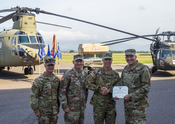 JTF-Bravo Winged Warriors awarded Air Medal for actions after Hurricane Eta