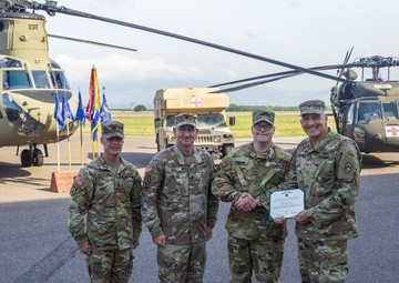 JTF-Bravo Winged Warriors awarded Air Medal for actions after Hurricane Eta