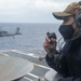 USS Harry S. Truman (CVN 75) transits the Atlantic Ocean.