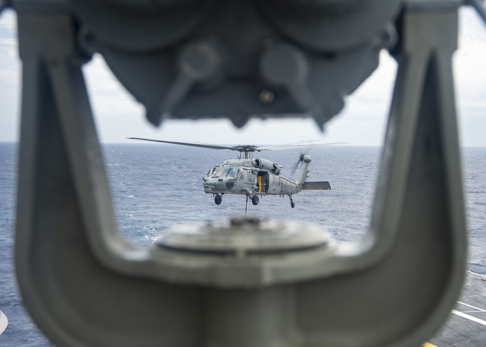 USS Harry S. Truman (CVN 75) transits the Atlantic Ocean.