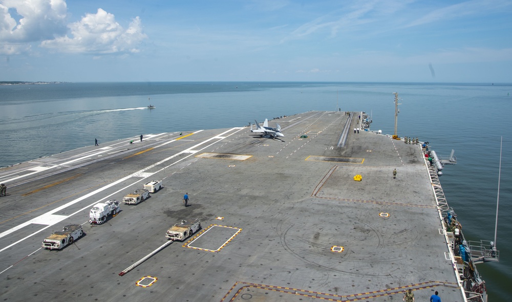 USS Harry S. Truman (CVN 75) transits the Atlantic Ocean.