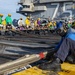 USS Harry S. Truman (CVN 75) transits the Atlantic Ocean.