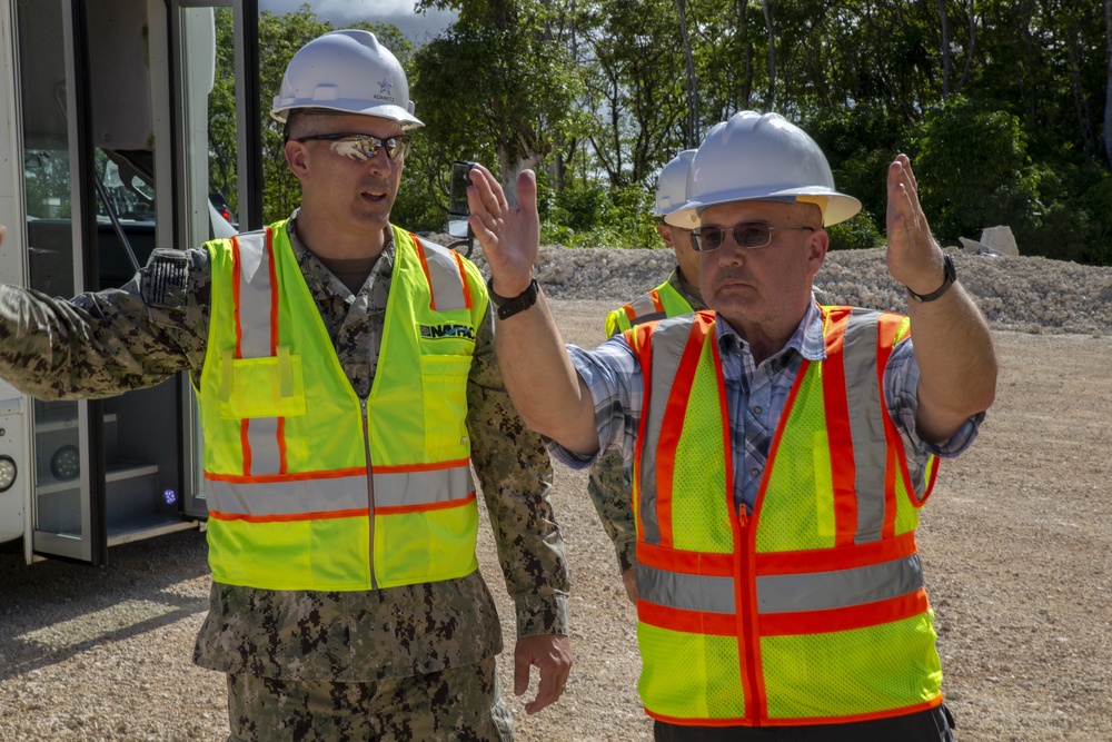 NAVFAC Pacific Leaders Visit MCB Camp Blaz