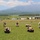 Black Lions train at the base of Mt. Fuji