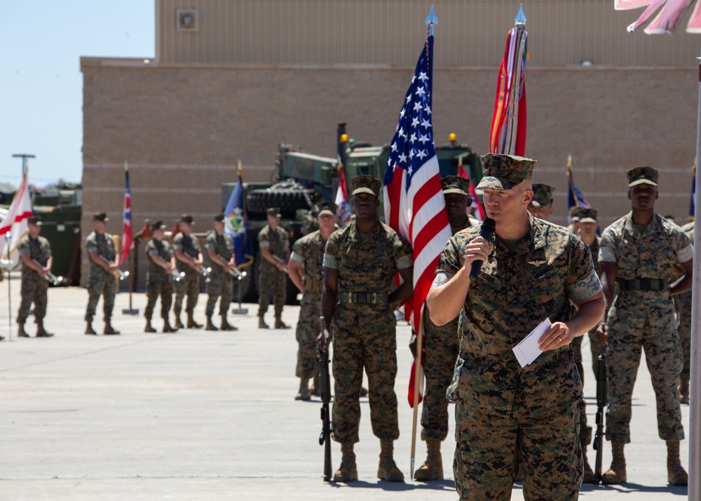 MWSS-373 Change of Command