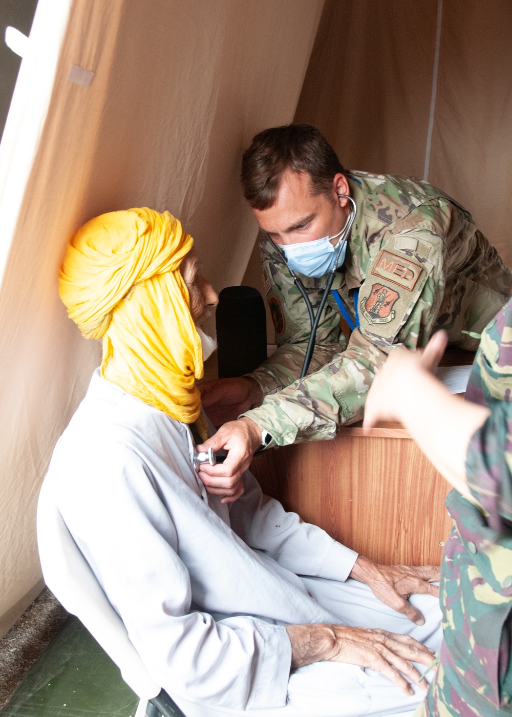 African Lion 2021 - U.S. Airmen provide medical care for African Lion 2021