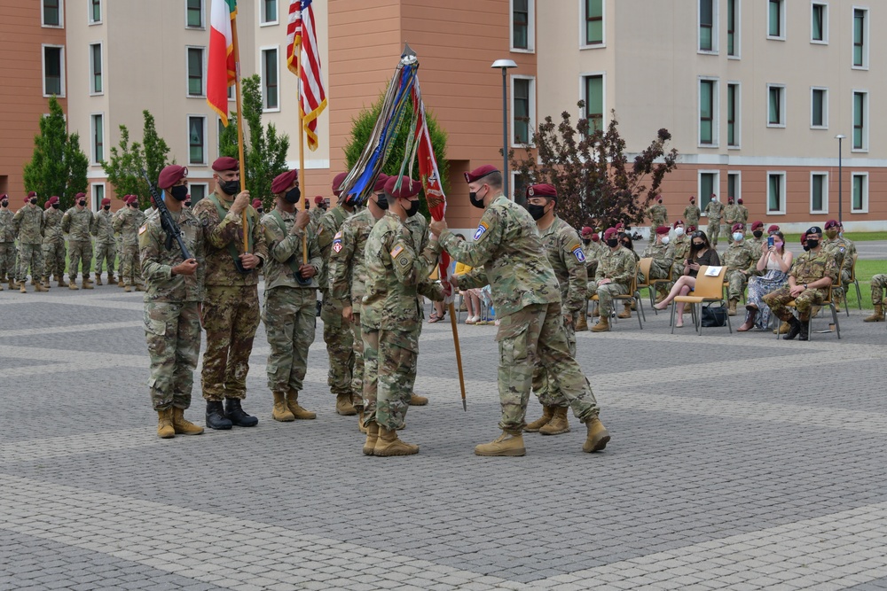 54th Brigade Engineer Battalion, 173rd Airborne Brigade Change of Command Ceremony, June 11, 2021