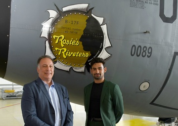 ‘Rosie’s Riveters’ nose art dedication immortalizes legacy of 100th BG pilot with 100th ARW