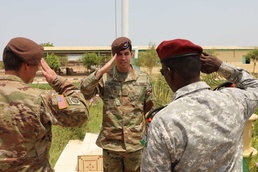 Djiboutian Army commander appoints newly promoted U.S. Army Major as elder