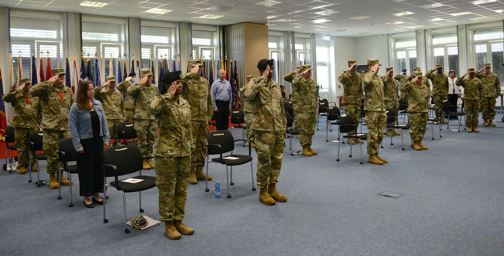 409th Contracting Support Brigade Relinquishment of Responsibility Ceremony