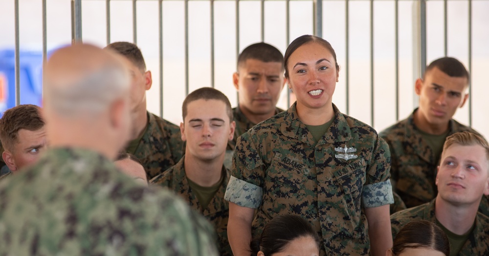 MCPON Smith and SMMC Black Joint Fleet Engagement