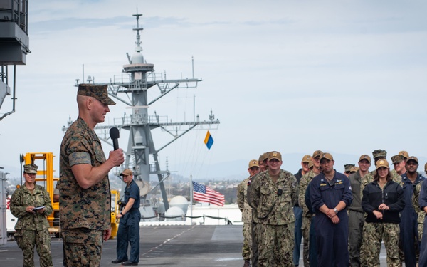 MCPON Smith and SMMC Black Joint Fleet Engagement