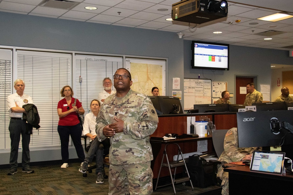 Cobb County Honorary Commanders Association visits CNGC