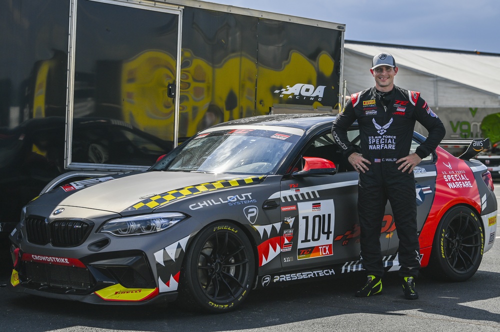 Air Force major makes professional racing debut