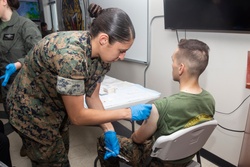 Marines with fighter attack squadron receive the COVID-19 vaccine [Image 3 of 11]