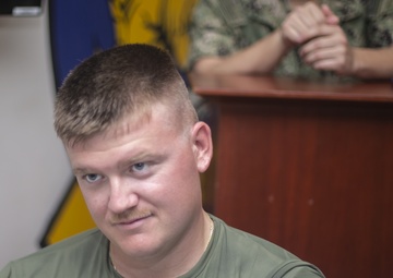 Marines with fighter attack squadron receive the COVID-19 vaccine