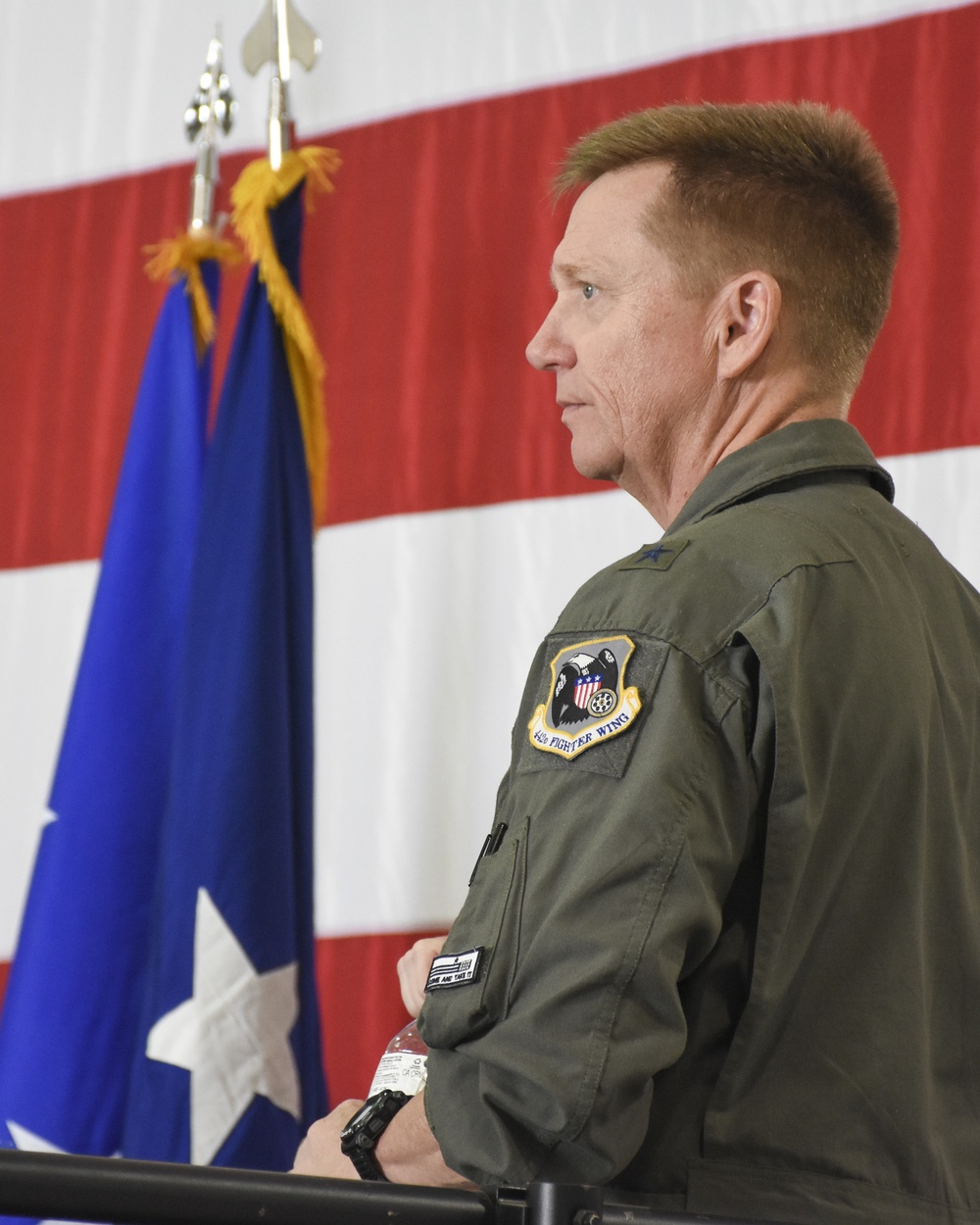 Brig. Gen. Schultz hosts general officer flag unfurling ceremony