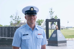 Seaman Taylor Bell earns Coast Guard Honor Graduate for boot camp company Papa-200