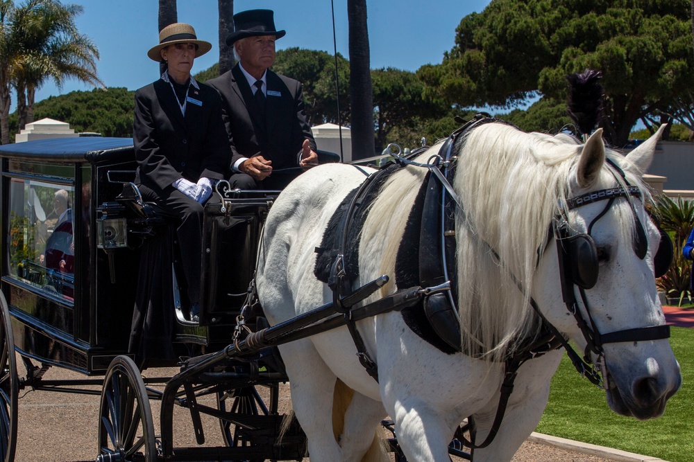 WWII Marine laid to rest at Fort Rosecrans National Cemetery