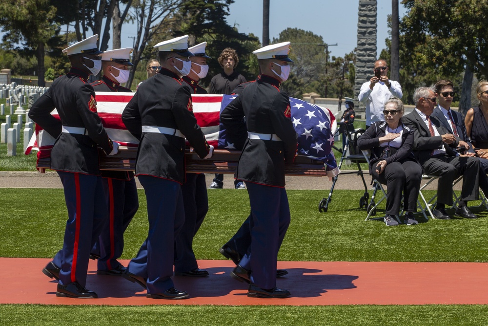 WWII Marine laid to rest at Fort Rosecrans National Cemetery