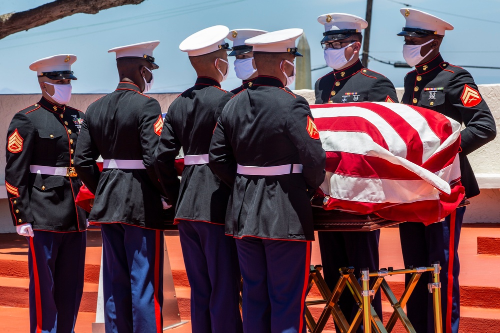 WWII Marine laid to rest at Fort Rosecrans National Cemetery