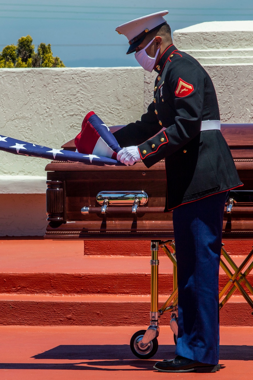 WWII Marine laid to rest at Fort Rosecrans National Cemetery