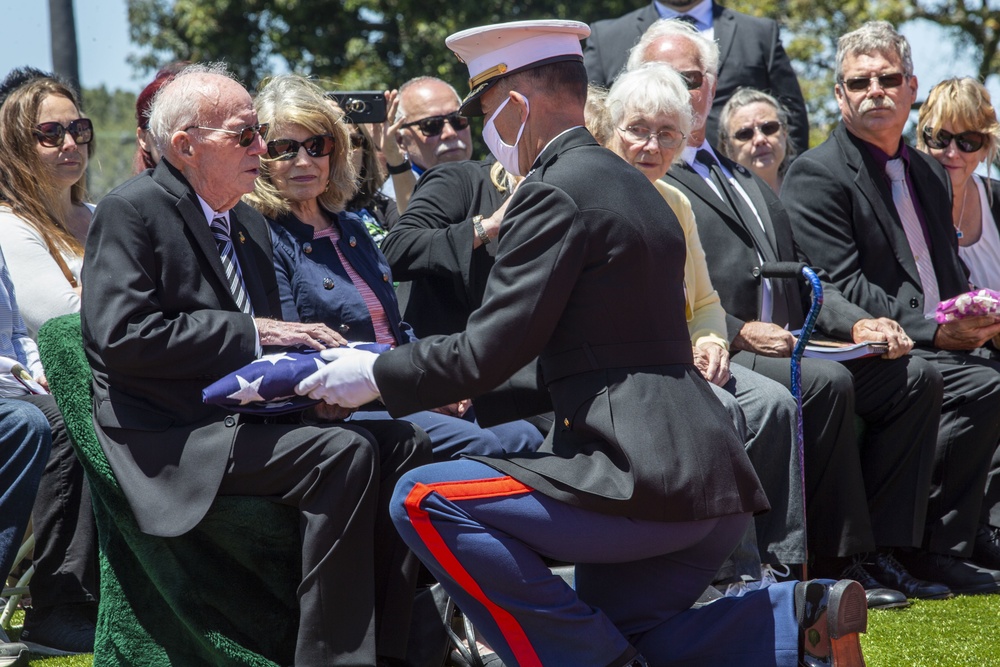 WWII Marine laid to rest at Fort Rosecrans National Cemetery