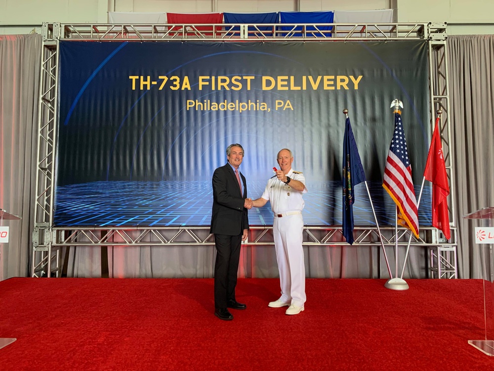 AIRBOSS Accepts Navy's First TH-73A