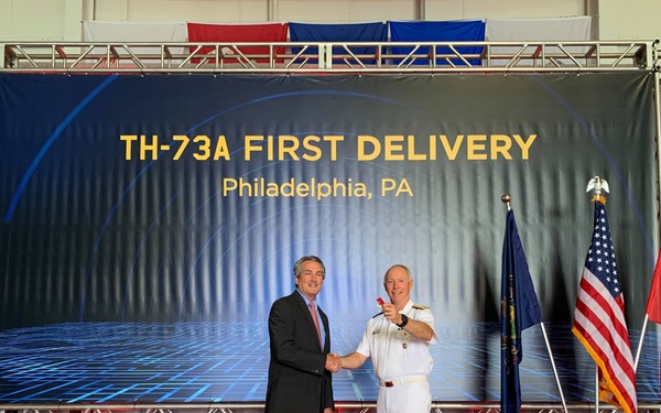 AIRBOSS Accepts Navy's First TH-73A