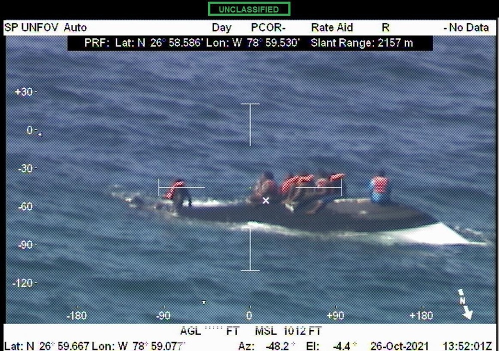 Coast Guard assists partner nation in search for missing people north of Grand Bahama
