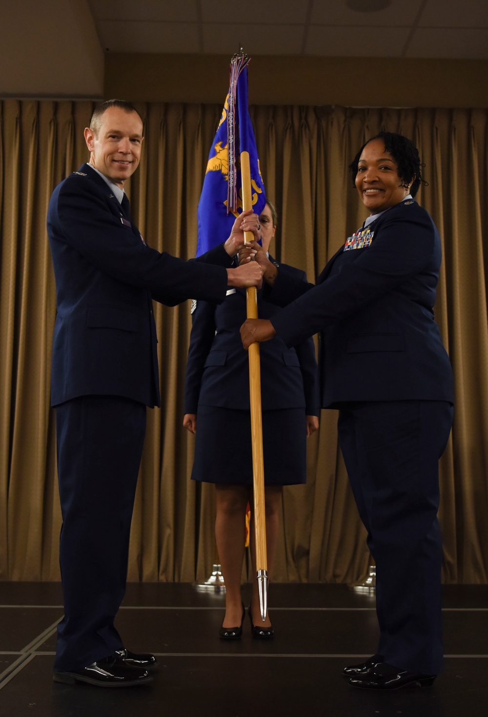 319th Healthcare Operations squadron Change of Command