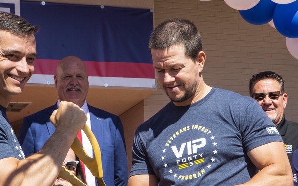 Mark Wahlberg visits MCAS Miramar | F45 Grand Opening