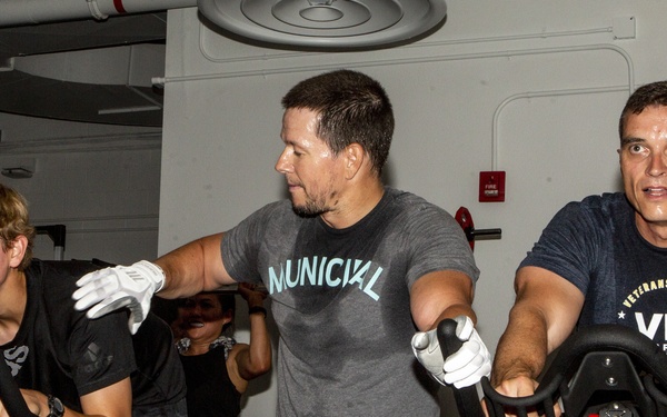 Mark Wahlberg visits MCAS Miramar | F45 Grand Opening