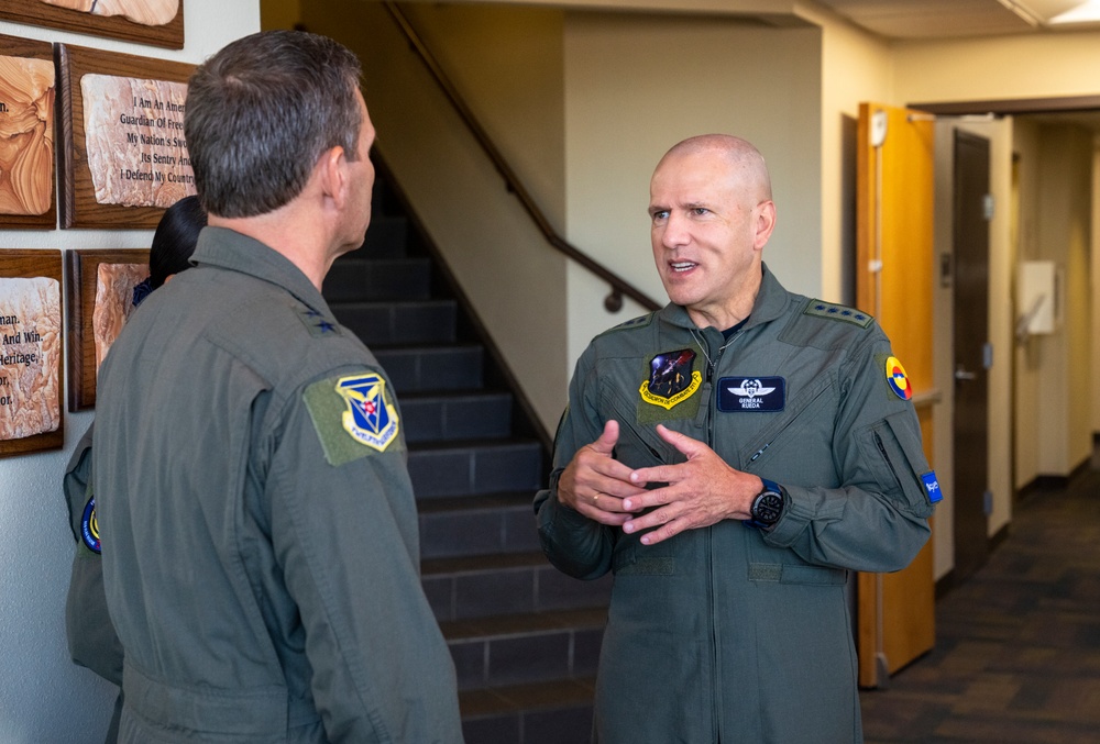 Colombian Air Force Commander visits 12th Air Force (Air Forces Southern)