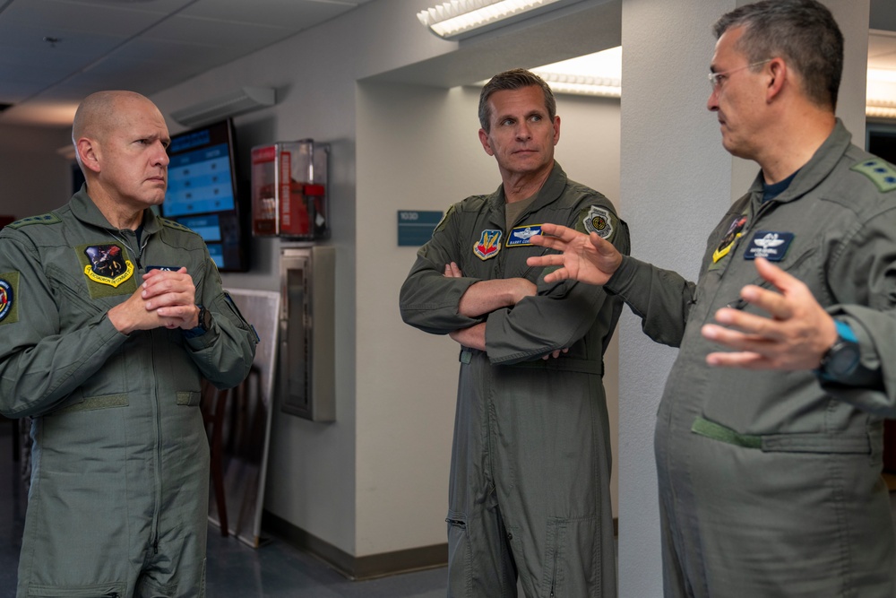 Colombian Air Force Commander visits 12th Air Force (Air Forces Southern)