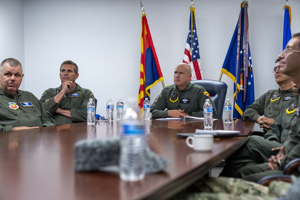 Colombian Air Force Commander visits 12th Air Force (Air Forces Southern)