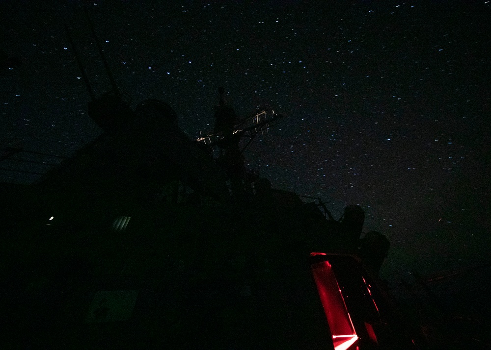 USS Lassen underway