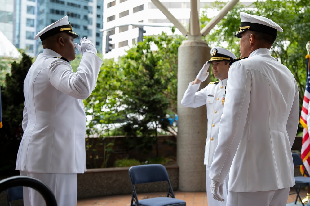Navy Talent Acquisition Group Portland holds Change of Command Ceremony
