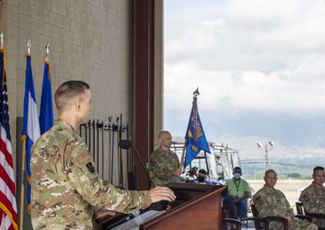 Lt. Col. Michael Lopez assumes command of 612th ABS in Honduras