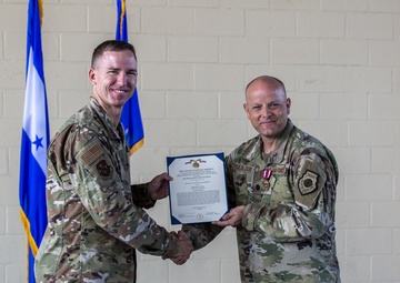 Lt. Col. Michael Lopez assumes command of 612th ABS in Honduras