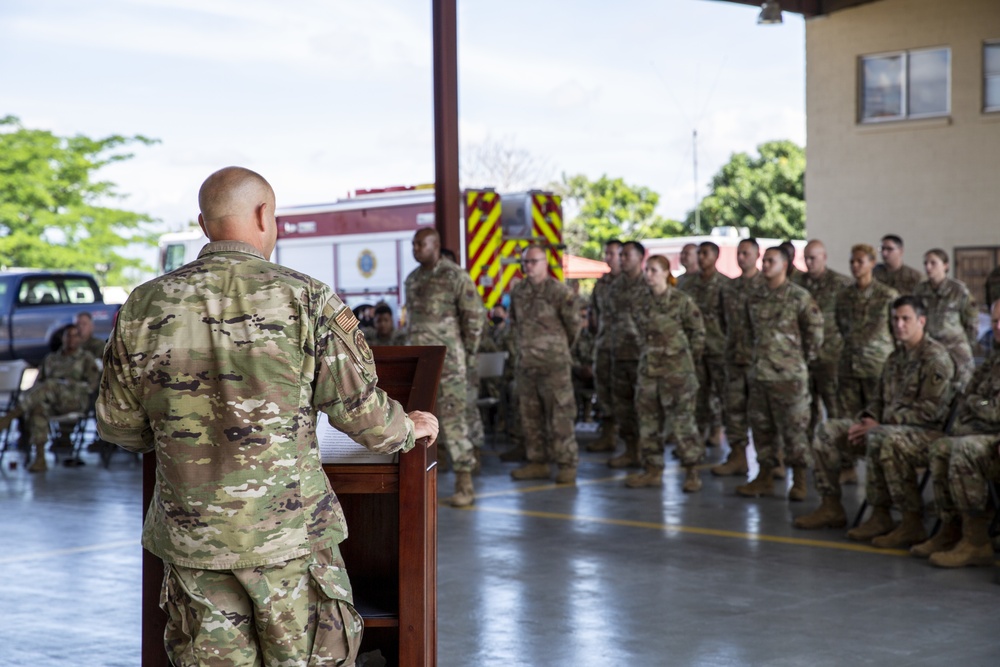 Lt. Col. Michael Lopez assumes command of 612th ABS in Honduras