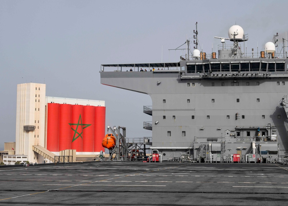 USS Hershel &quot;Woody&quot; Williams visits Morocco