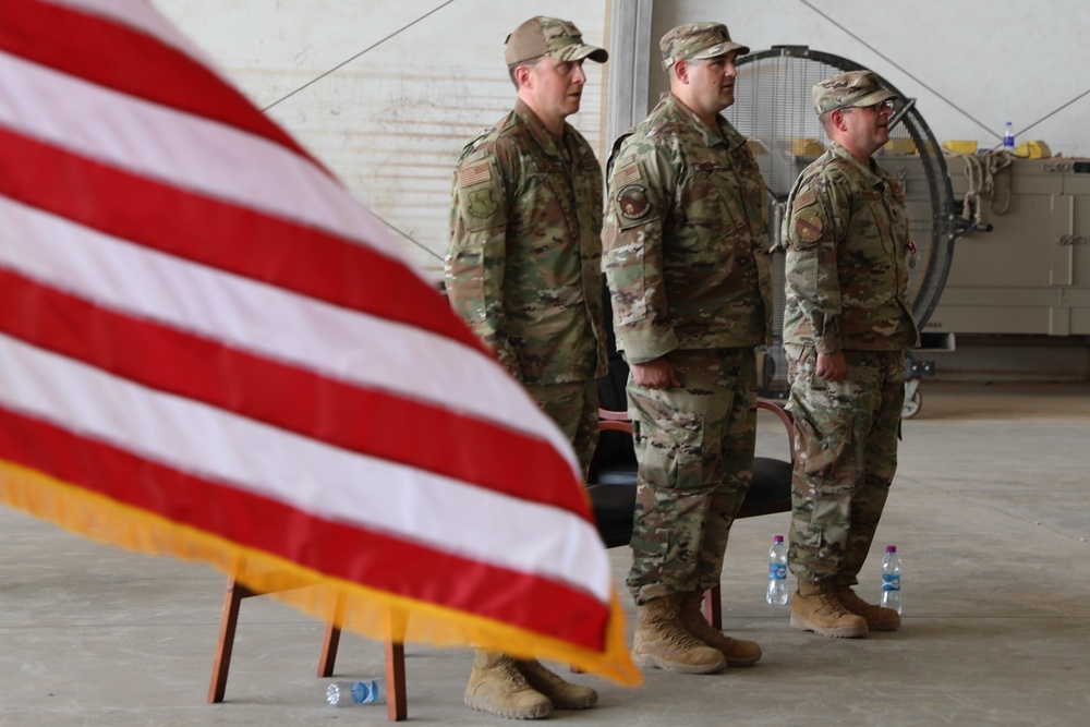 776th EABS welcomes new commander at Chabelley Airfield