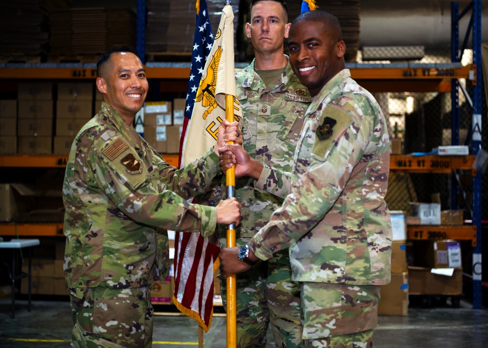 380th ELRS change of command